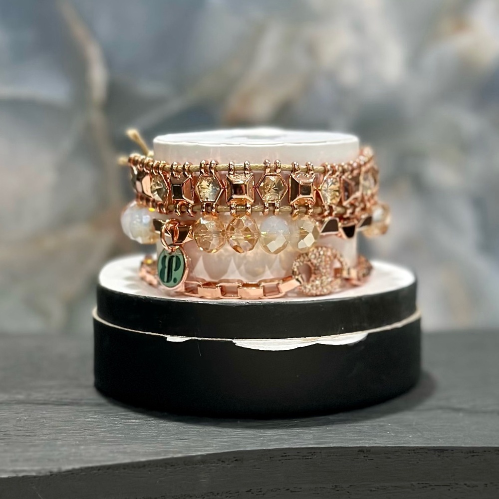 Bomb Party Rose Gold Show Stopper Bracelets